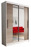 Show details for Idzczak Furniture Wardrobe Neomi 1 White / Sonoma Oak