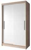 Show details for Idzczak Furniture Wardrobe Neomi 4 Sonoma Oak / White