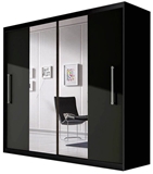 Show details for Idzczak Furniture Wardrobe Rico Black