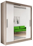 Show details for Idzczak Furniture Wardrobe Vista 01 Sonoma Oak / White