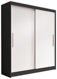 Show details for Idzczak Furniture Wardrobe Vista 04 Black / White