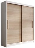 Show details for Idzczak Furniture Wardrobe Vista 04 White / Sonoma Oak