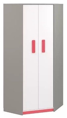 Picture of ML Furniture Q 01 Corner Wardrobe Pink