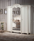 Show details for MN Milana 4D Wardrobe w/ Mirror White