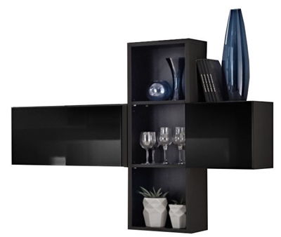 Picture of ASM Blox SB I Hanging Cabinet Set Black