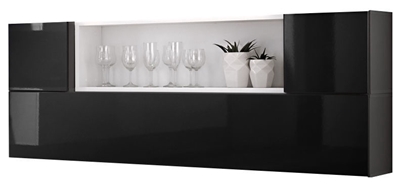 Picture of ASM Blox SB II Hanging Cabinet Set Black/White