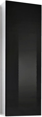 Picture of ASM Fly 20 Cupboard Hanging Cabinet White/Black Gloss