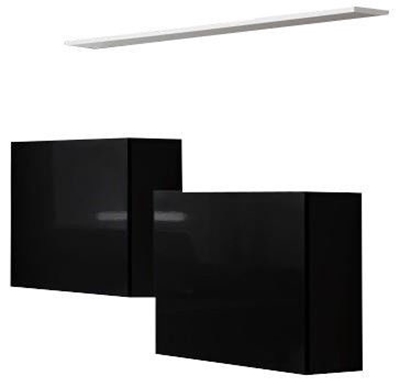 Picture of ASM Switch SB I Hanging Cabinet/Shelf Set Black/White Matt