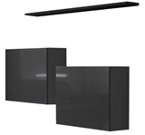 Show details for ASM Switch SB I Hanging Cabinet/Shelf Set Graphite/Black Matt