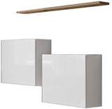 Show details for ASM Switch SB I Hanging Cabinet/Shelf Set White/Wotan
