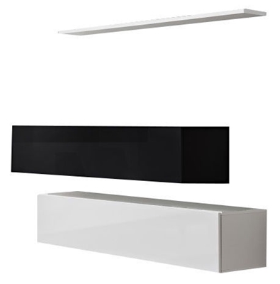 Picture of ASM Switch SB II Hanging Cabinet/Shelf Set White/Black