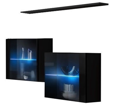 Picture of ASM Switch SB III Hanging Cabinet/Shelf Set Black