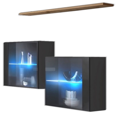 Picture of ASM Switch SB III Hanging Cabinet/Shelf Set Graphite/Wotan
