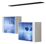 Show details for ASM Switch SB III Hanging Cabinet/Shelf Set White/Black