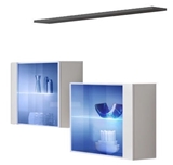 Show details for ASM Switch SB III Hanging Cabinet/Shelf Set White/Graphite