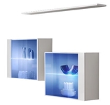 Show details for ASM Switch SB III Hanging Cabinet/Shelf Set White