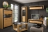 Picture of Black Red White Arosa Cupboard Oak/Black