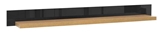 Show details for Black Red White Arosa Shelf Baltic Oak/Black Gloss