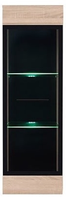 Picture of Black Red White Fever Glass-Door Cabinet