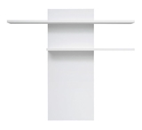 Show details for Black Red White Fever Wall Shelf White