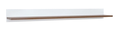 Picture of Black Red White Heda Wall Shelf White/Sibiu Larch