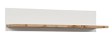 Show details for Black Red White Holten Wall Shelf 106cm Wotan Oak/White