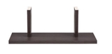 Show details for Black Red White Junona Line Wall Shelf 40cm Wenge