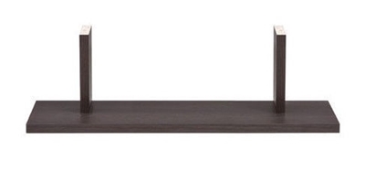 Picture of Black Red White Junona Line Wall Shelf 50cm Wenge