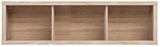 Show details for Black Red White Kaspian Wall Shelf Sonoma Oak