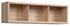 Picture of Black Red White Kaspian Wall Shelf Sonoma Oak