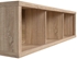 Picture of Black Red White Kaspian Wall Shelf Sonoma Oak