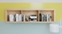 Picture of Black Red White Kaspian Wall Shelf Sonoma Oak