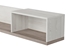 Picture of Black Red White Luca Juzi Shelf Dark Sonoma Oak