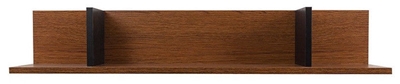 Picture of Black Red White Madison Hanging Shelf 95x20x17cm Brown Oak