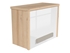 Picture of Black Red White Namek Cupboard Beech/White/Grey