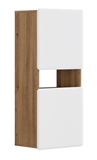 Show details for Black Red White Possi Light Cupboard 50x115cm Golden Larch/White Gloss