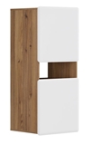 Show details for Black Red White Possi Light Cupboard 50x115x42cm Golden Larch/White Gloss