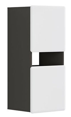 Picture of Black Red White Possi Light Cupboard 50x115x42cm Grey/White