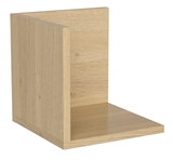 Show details for Black Red White Priceton Wall Shelf 25cm Oak