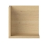 Picture of Black Red White Priceton Wall Shelf 25cm Oak