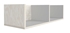 Picture of Black Red White Stanford Shelf 81cm White Plywood/Grey