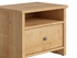 Picture of Black Red White Porto Night Stand 40x53cm Burlington Oak