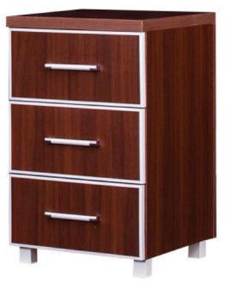 Picture of Bodzio Nightstand With Drawers 76x45x48cm Walnut