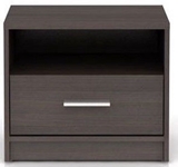 Show details for Bedside table Black Red White Nepo Plus Wenge