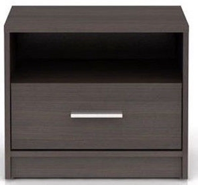 Picture of Bedside table Black Red White Nepo Plus Wenge
