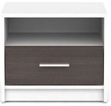 Show details for Bedside table Black Red White Nepo Plus White / Wenge