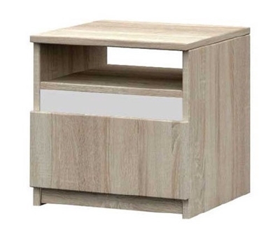 Picture of Naktsgaldiņš Idzczak Furniture Milan Sonoma Oak / White