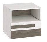 Show details for Bedside table ML Meble Blanco 18