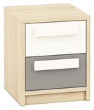 Show details for Bedside table ML Meble Drop 13 Dark Grey