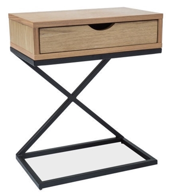 Picture of Bedside table Signal Meble Liz I Oak